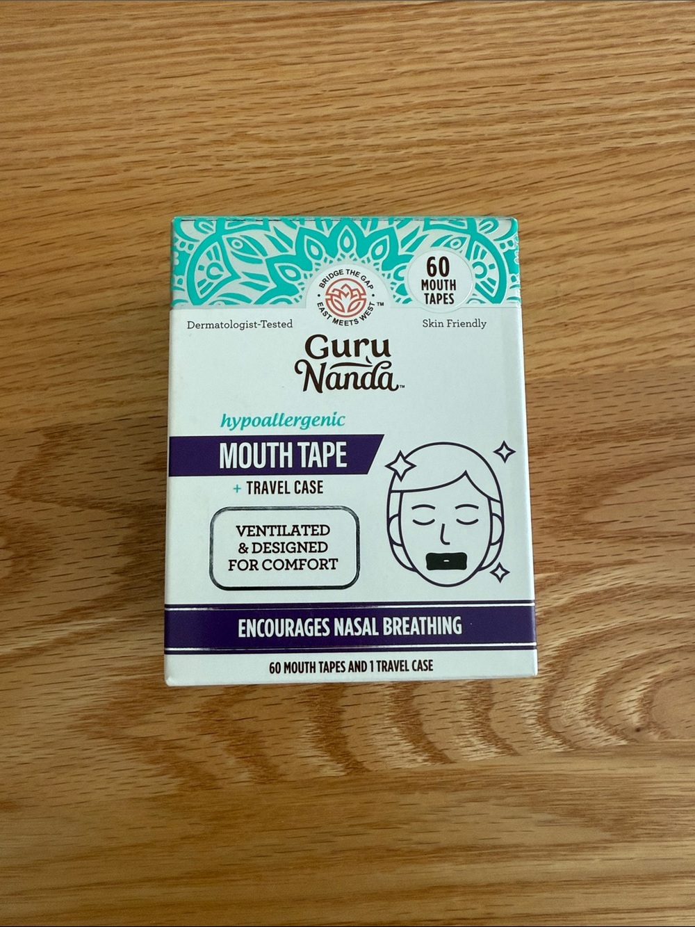 Guru Nanda Hypoallergenic Mouth Tape - black